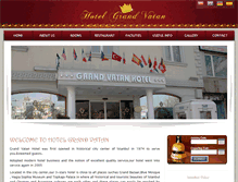 Tablet Screenshot of hotelgrandvatan.com